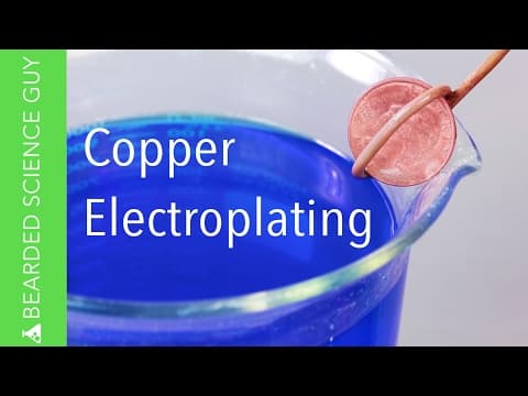 Copper Electroplating Experiment: Electricity and Chemistry for Students